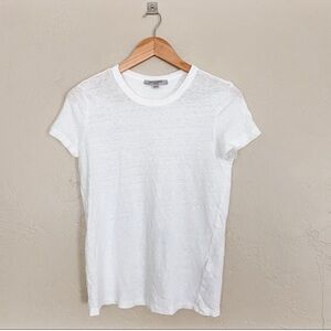 [all saints] white cutout tee